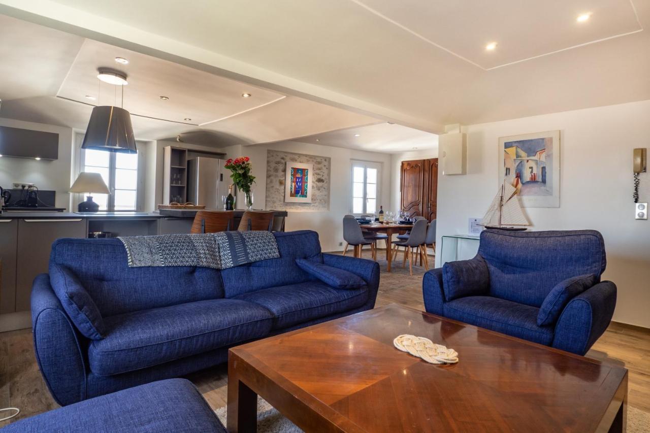 Charmant Appartement Spacieux Pour 6P Vue Mer Vieil Antibes Exterior foto