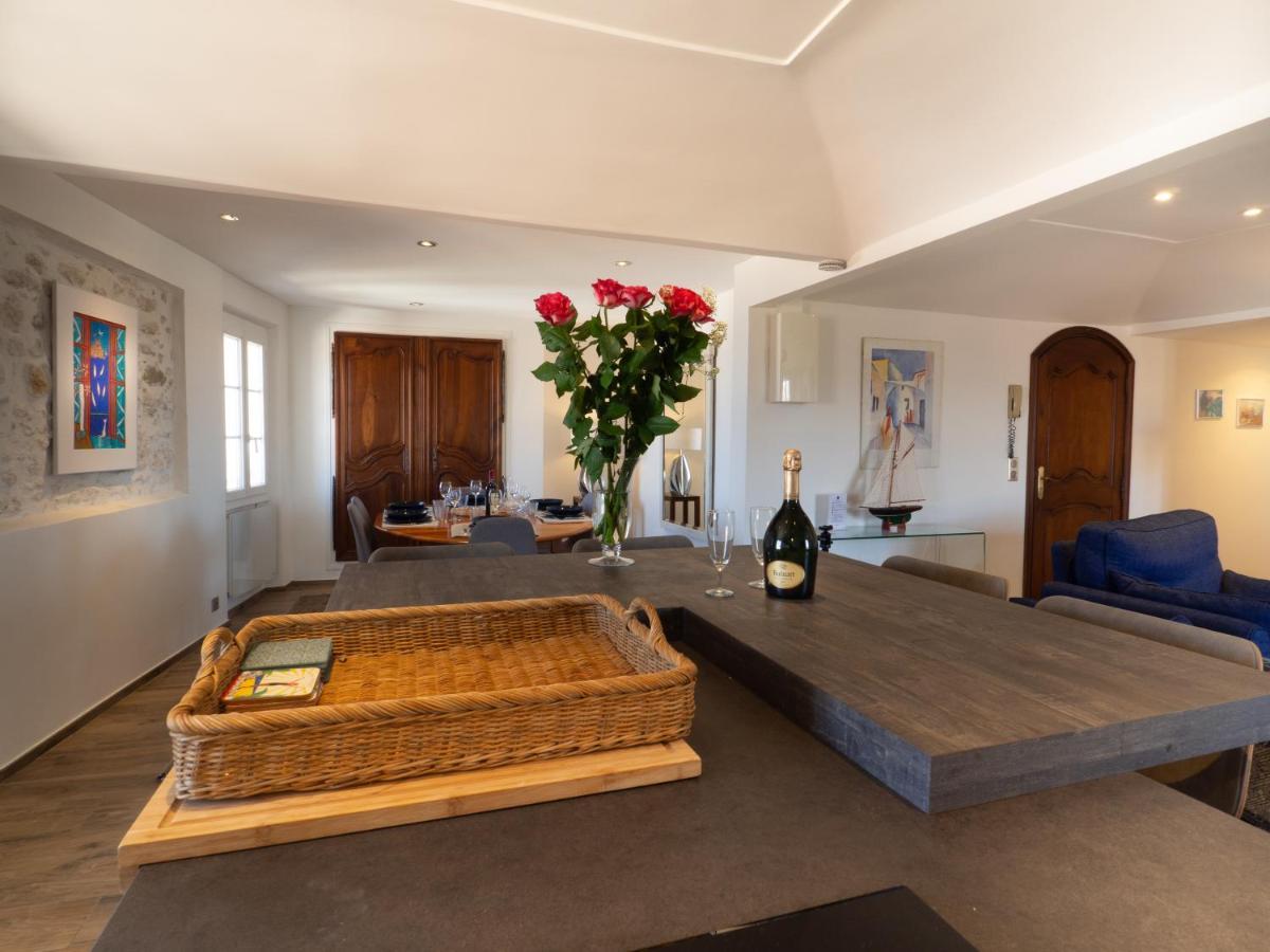 Charmant Appartement Spacieux Pour 6P Vue Mer Vieil Antibes Exterior foto