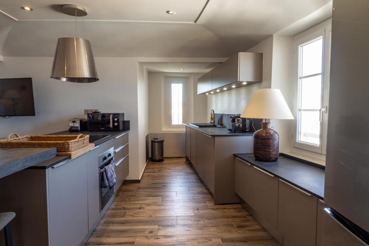 Charmant Appartement Spacieux Pour 6P Vue Mer Vieil Antibes Exterior foto