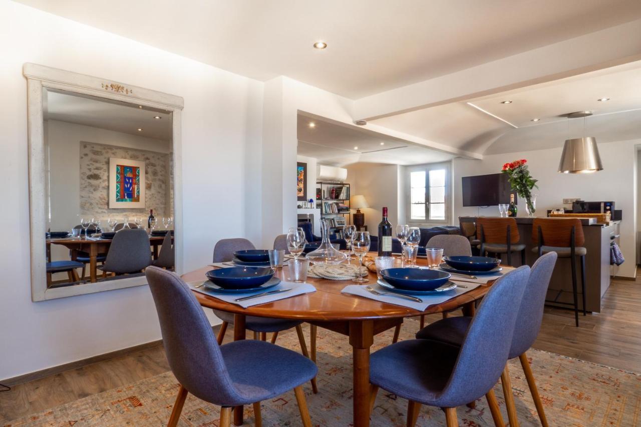Charmant Appartement Spacieux Pour 6P Vue Mer Vieil Antibes Exterior foto