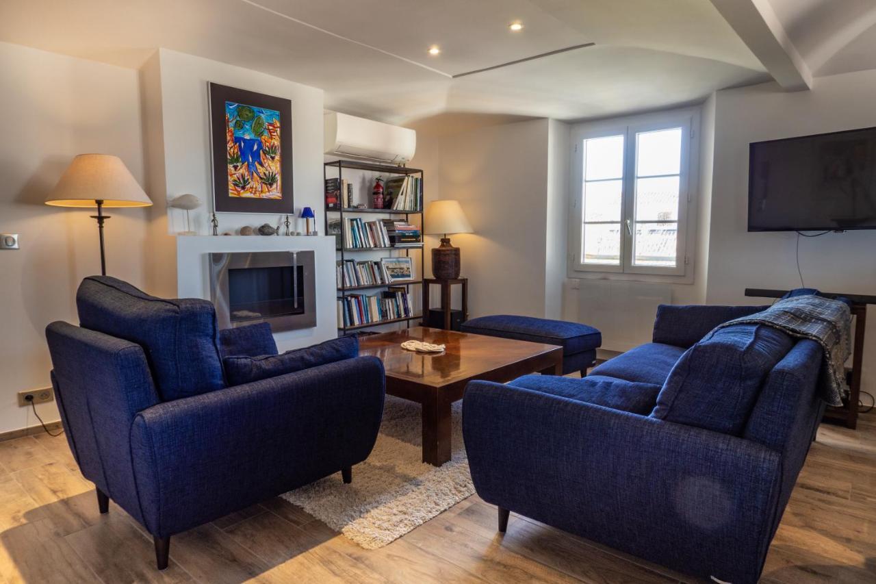 Charmant Appartement Spacieux Pour 6P Vue Mer Vieil Antibes Exterior foto