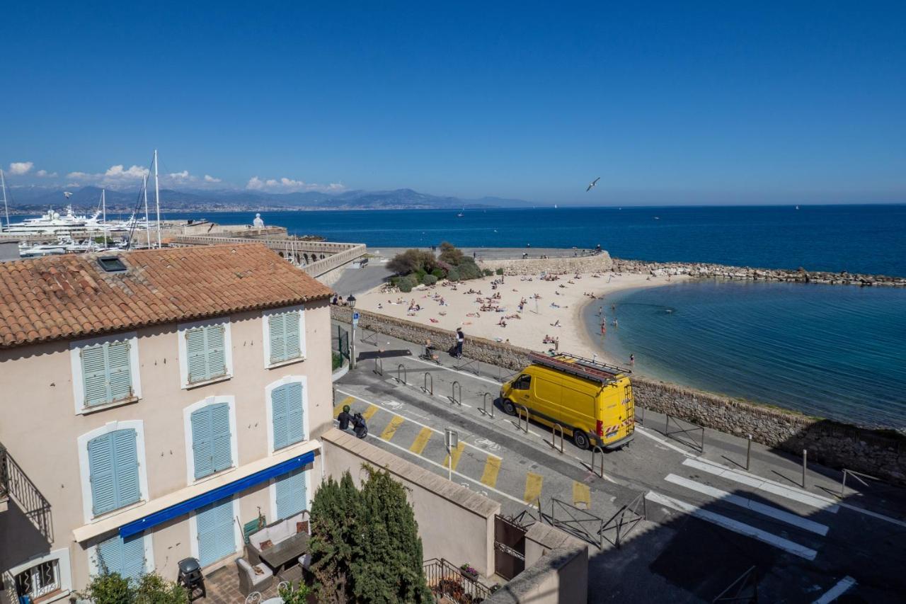 Charmant Appartement Spacieux Pour 6P Vue Mer Vieil Antibes Exterior foto